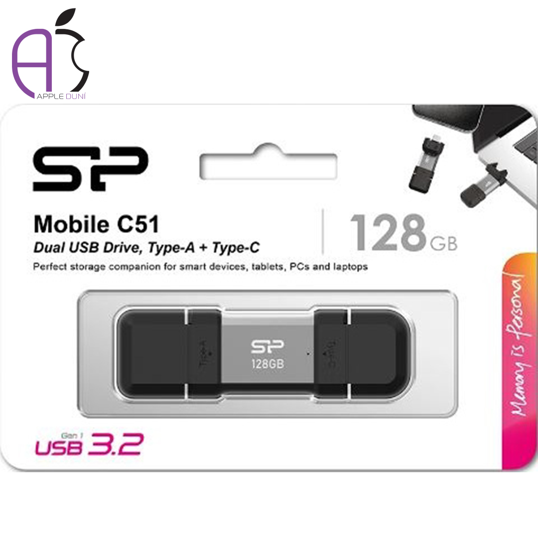 فلش مموری سیلیکون پاور با ظرفیت 128 گیگابایت مدل C51