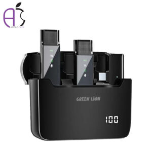 میکروفون بی سیم لایتنینگ 2 در 1 Green Lion مدل GN2IN1DDMLTBK